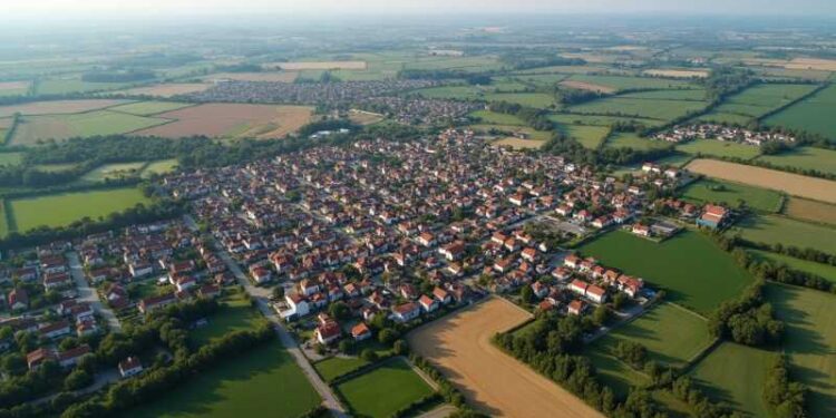 Romanian Government Mandates Urban Land Expansion in Small Towns, Concept art for illustrative purpose, tags: rumänische regierung - Monok